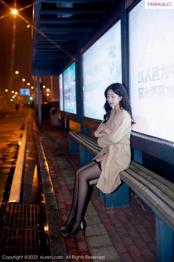 江真真  [XiuRen]高清写真图 2023.03.16 No.6424 江真真 黑丝美臀第63张图片